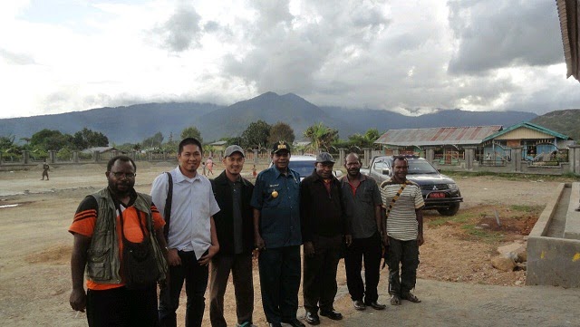 Muhammad Yudi Kotouky Blusukan di Pegunungan Tengah Papua
