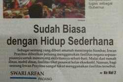 Sudah Biasa dengan Hidup Sederhana