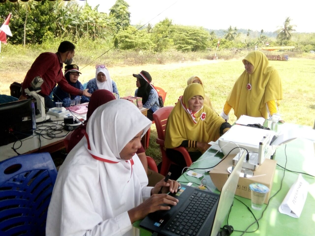 Periksa Kesehatan Pakai Quantum Magnetik, Stand PKS Keerom Dipadati Pengunjung