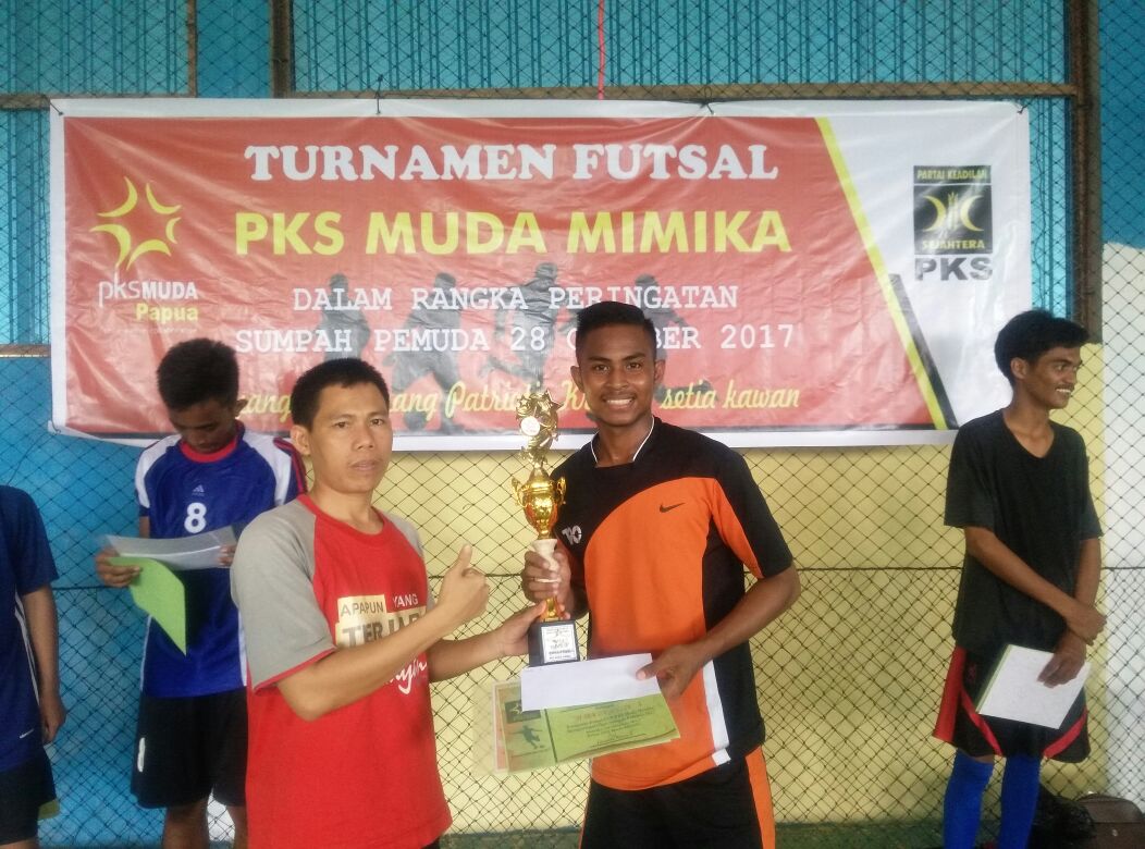 Meriahkan Sumpah Pemuda, PKS Muda Mimika Gelar Turnamen Futsal antar Sekolah